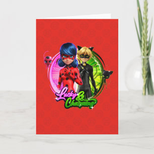 Ladybug & Cat Noir Lucky & Charming Kort