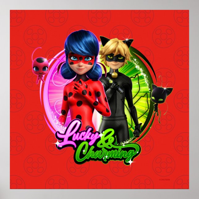 Ladybug & Cat Noir | Lucky & Charming Poster (Framsidan)