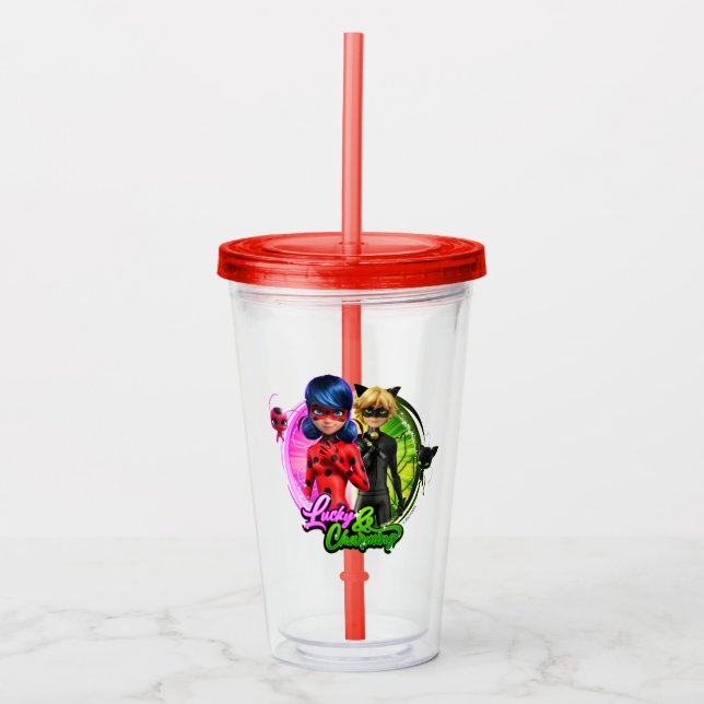 Ladybug & Cat Noir | Lucky & Charming Take Away Mugg (Framsida)