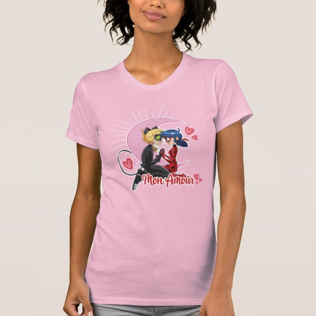 Ladybug & Cat Noir | Mon Kärlek T Shirt (Framsida)