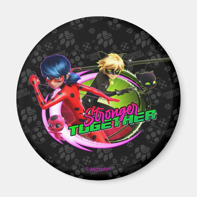 Ladybug & Cat Noir | Starkare tillsammans Magnet (Framsidan)