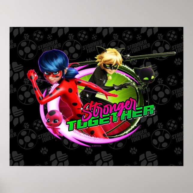 Ladybug & Cat Noir | Starkare tillsammans Poster (Framsidan)