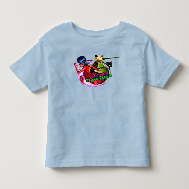 Ladybug & Cat Noir | Starkare tillsammans T Shirt (Framsida)