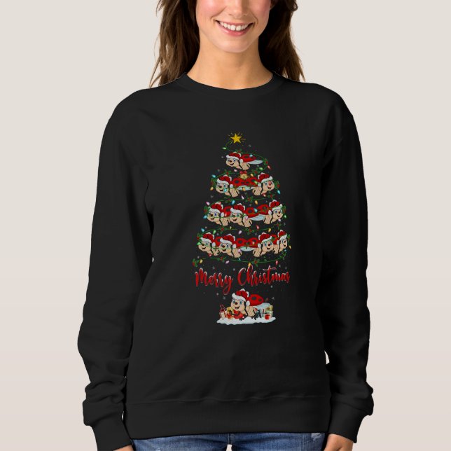 Ladybug Christmas Tree Lights  Ladybug Xmas T Shirt (Framsida)