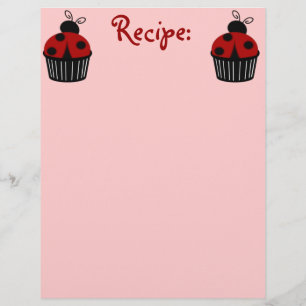 Ladybug Cuptårtrecept Papper