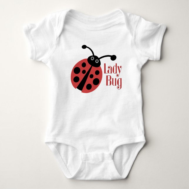 Ladybug Cute Animal Print T-shirt (Framsida)