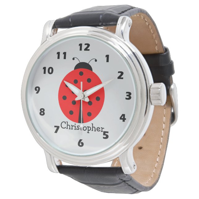 Ladybug Design Armbandsur (Vinklad)
