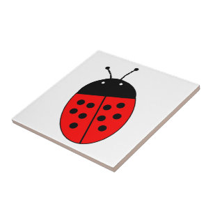 Ladybug Design Kakelplatta