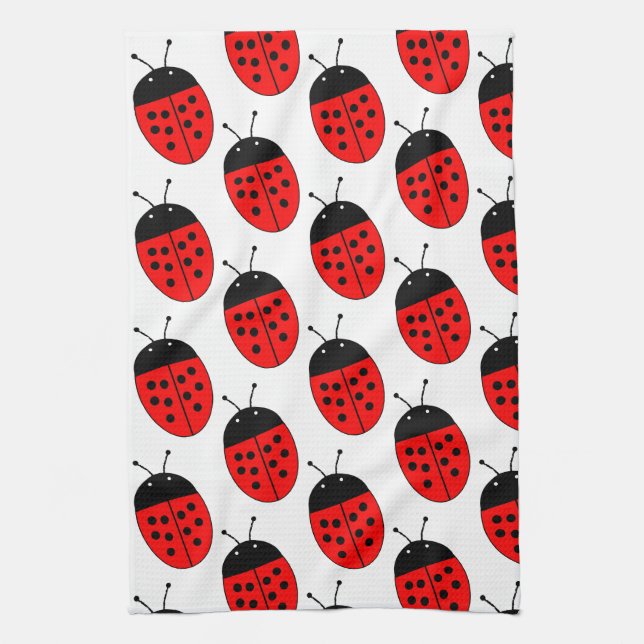 Ladybug Design Kökshandduk (Vertikal)