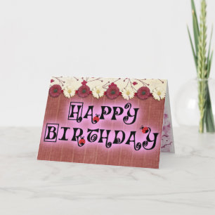 Ladybug dot beetle Office Anpassningsbar Destiny D Kort