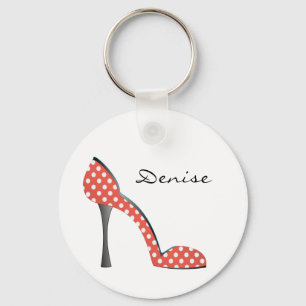 Ladybug Dot Shoe Nyckelring