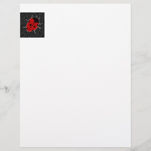 Ladybug Dot Stationary (Framsida)