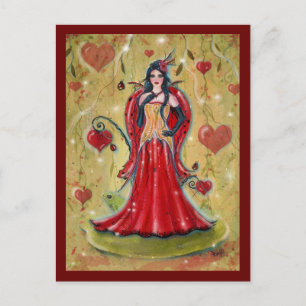 Ladybug Fairy Heart valentine fairy by Renee Vykort