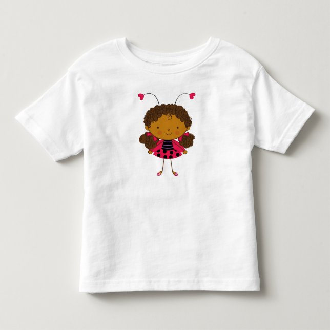 Ladybug Fairy Princess T Shirt (Framsida)