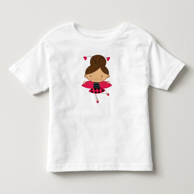 Ladybug Fairy Princess Tee Shirt (Framsida)