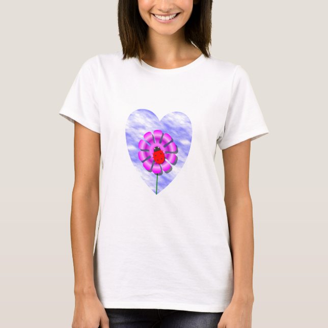 Ladybug & Flower T-shirt (Framsida)
