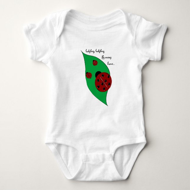 Ladybug fly från hemskjorta t-shirt (Framsida)