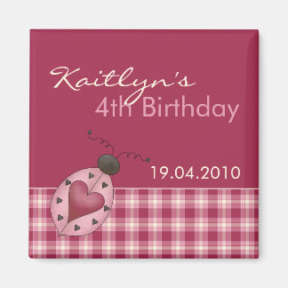 Ladybug ・ Födelsedagarinbjudan, magnet