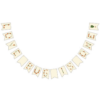 Ladybug Födelsedagsfest - Ett år gammal första föd Vimplar