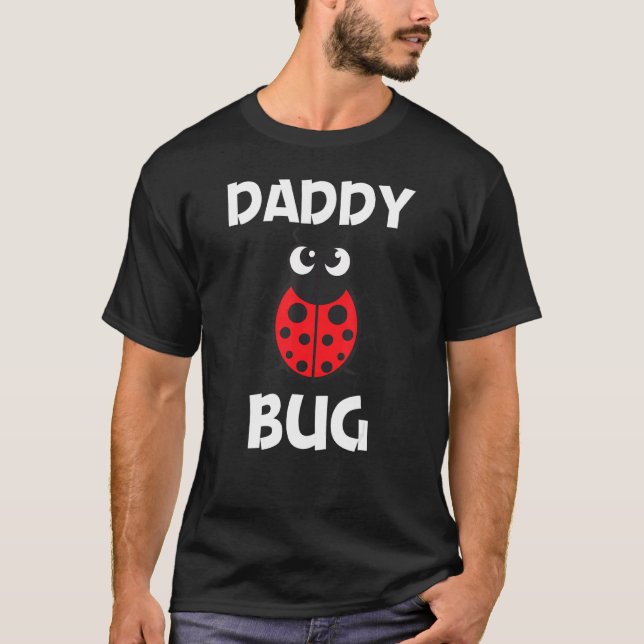 Ladybug for Pappa Far Ladybird Beetle Insekt Anim T Shirt (Framsida)
