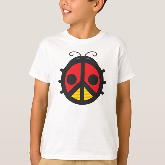 Ladybug Fredstecken Tee Shirt (Framsida)