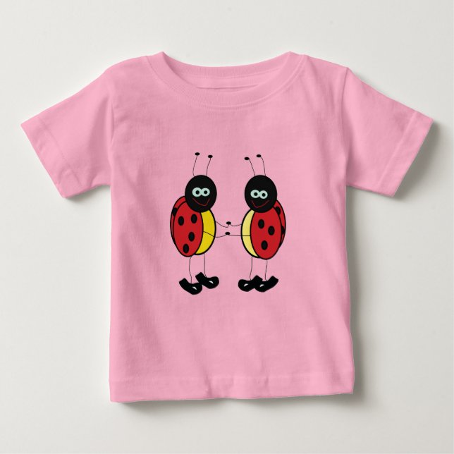 Ladybug Friends Baby Tee (Framsida)
