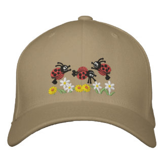 Ladybug Garden Broderad Keps