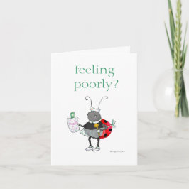 Ladybug Get-well Card Kort
