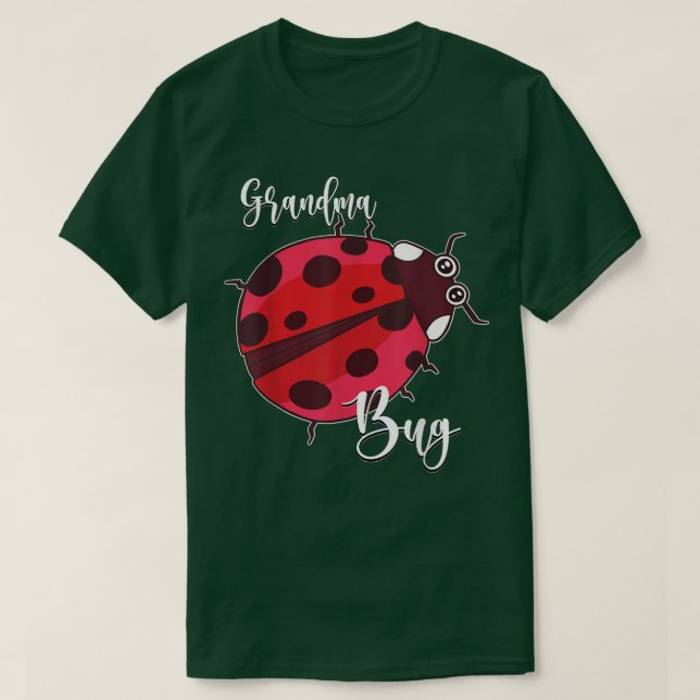 Ladybug Grandma Kryp Granny Queen Cute Ladybug Ins T Shirt (Design framsida)