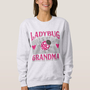 Ladybug Grandma Rosa White Garden Insekt T Shirt