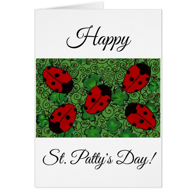 Ladybug Hälsningskort (Framsidan)