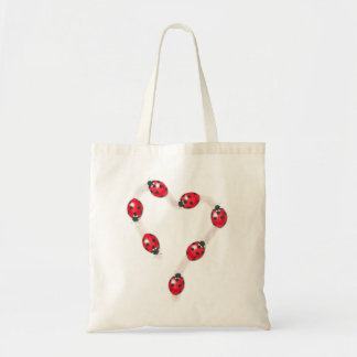 Ladybug Heart Bag Tygkasse