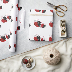 Ladybug Heart söt Presentpapper