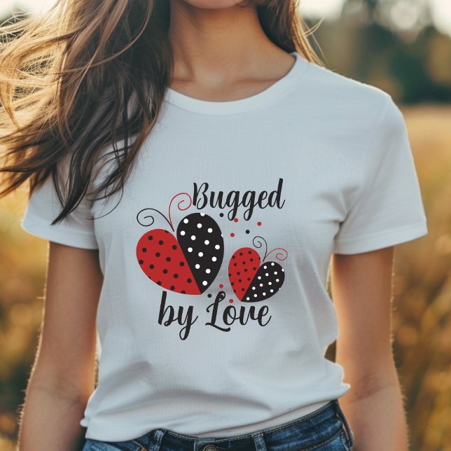 Ladybug Heart söt T-Shirt (Skapare uppladdad)