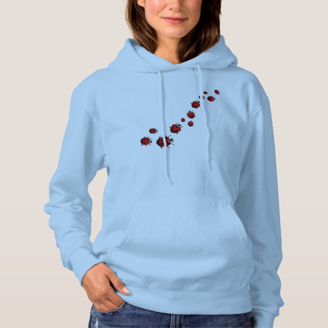 Ladybug Hoodie Ladybug Dam Shirts Sweatshirts Tee (Framsida)