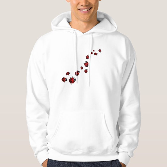 Ladybug Hoodies Cute Ladybug Shirts & Hoodies Munkjacka (Framsida)