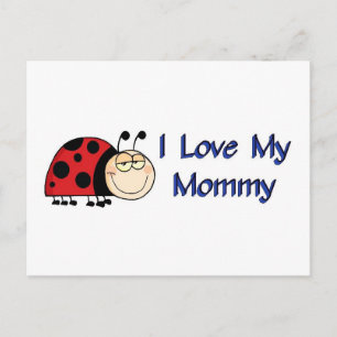 Ladybug I Kärlek My Mamma Vykort