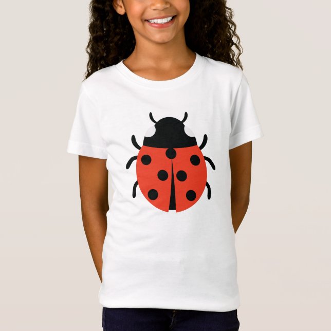 Ladybug Illustration T Shirt (Framsida)