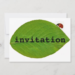 Ladybug Inbjudningar