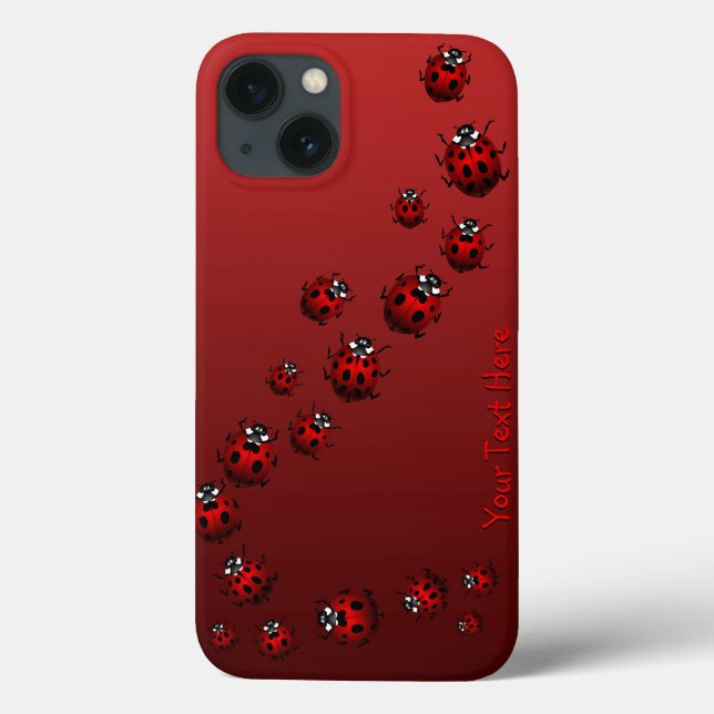 Ladybug iPhone 13 Fodral Dam Bird Smartphone Fodra (Baksida)