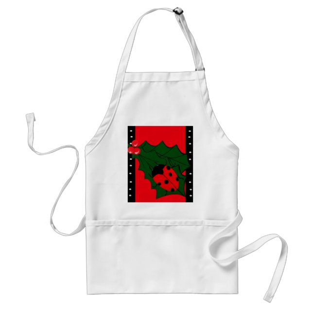 Ladybug jul Apron Förkläde (Framsidan)