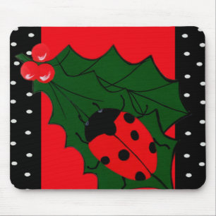Ladybug jul Mousepad Musmatta