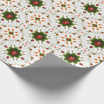Ladybug Jul Wrapping Papper