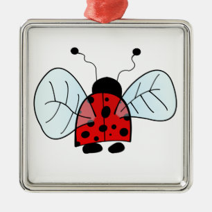 Ladybug Julgransprydnad Metall