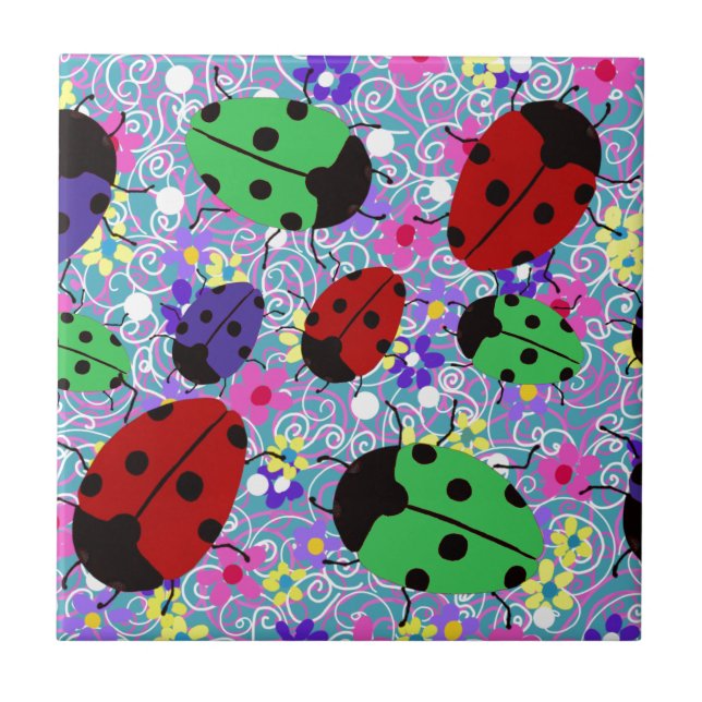 Ladybug Kakelplatta (Framsidan)