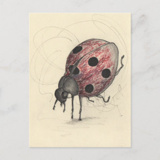 Ladybug kan inte dansa helg vykort
