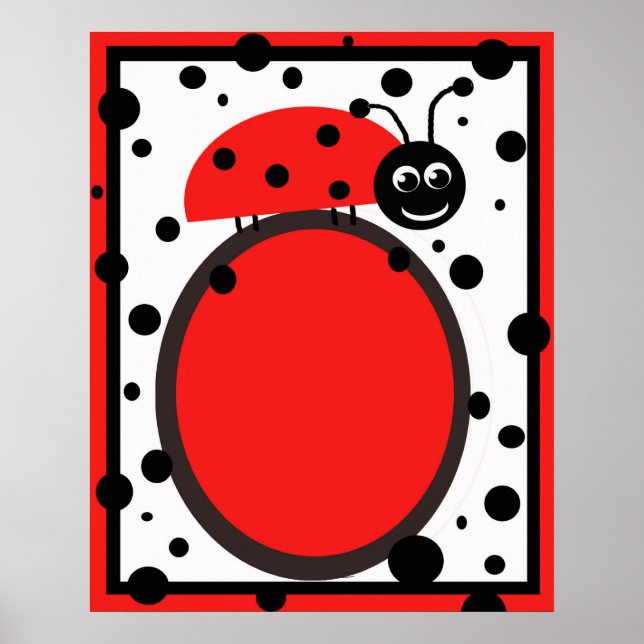 Ladybug Kanvastryck Poster (Framsidan)