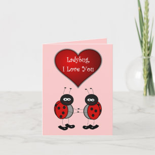 Ladybug Kärlek Card Helgkort