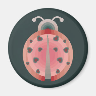 ladybug kärlek magnet