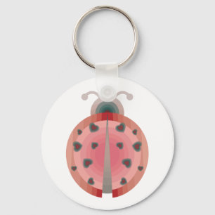 ladybug kärlek nyckelring
